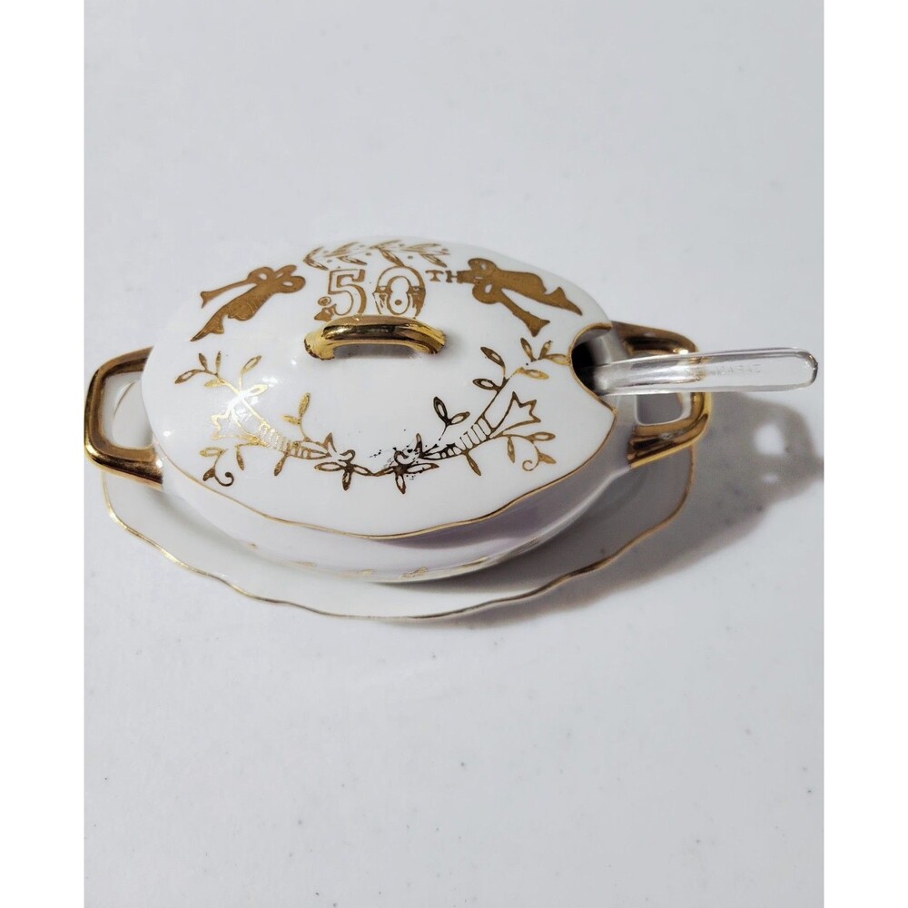 Lefton 50th Anniversary Sugar Bowl
